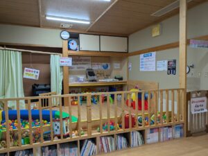 だれでも広場の赤ちゃんスペース