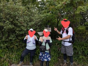 掃部ヶ岳の山頂