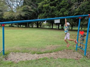 前橋総合運動公園の広場Bの遊具