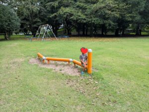 前橋総合運動公園の広場Bの遊具