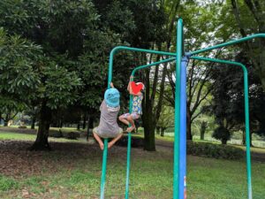 前橋総合運動公園の広場Aの遊具