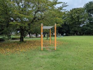 前橋総合運動公園の広場Aの遊具