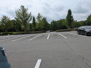 前橋総合運動公園の駐車場