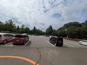前橋総合運動公園の駐車場