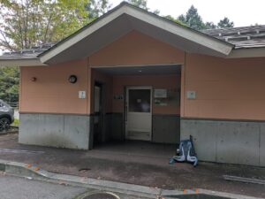 ポケットパーク駐車場のトイレ